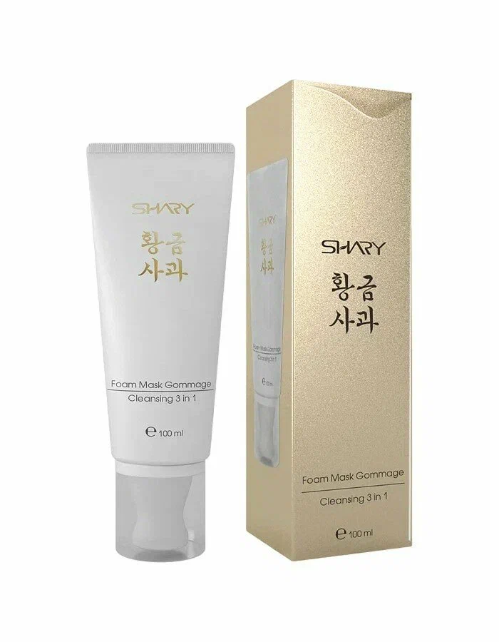 SHARY пенка-маска-гоммаж д/умывания очищающая walnut 3в1 100мл