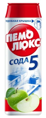 ПЕМОЛЮКС порошок чистящий яблоко 480г