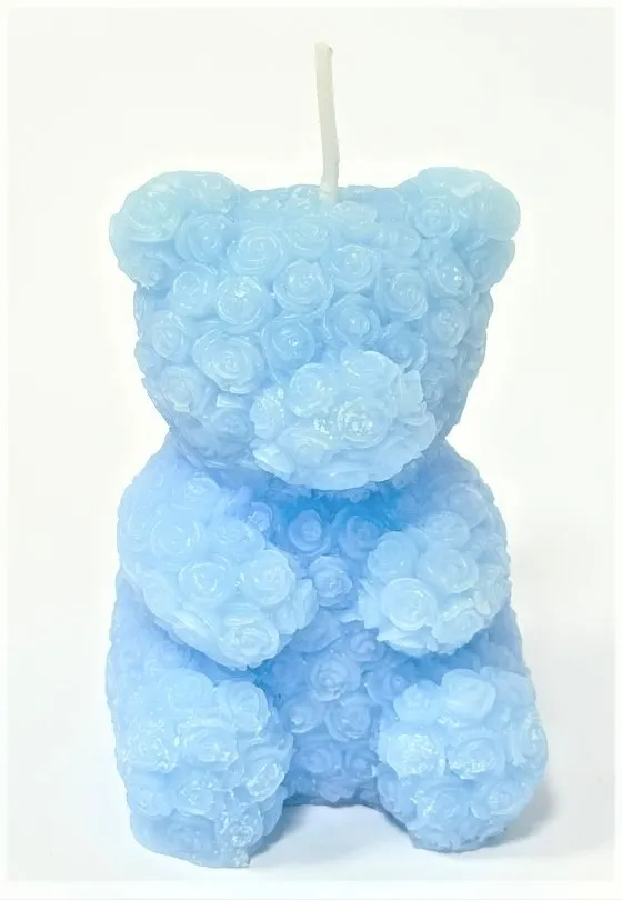 Свеча парафин 3цв.Мишка ED25121