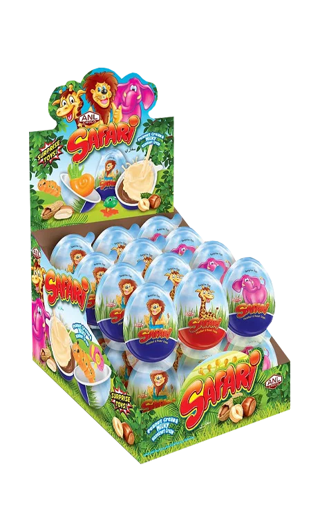 SAFARI изделие из десертной пасты с игрушкой-сюрпризом 25г/24