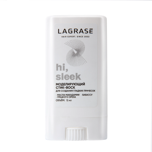 LA GRASE HI, Sleek cтик-воск д/волос моделирующий 15мл