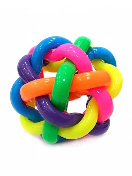 Мячик разноцветная плетенка CL-992A