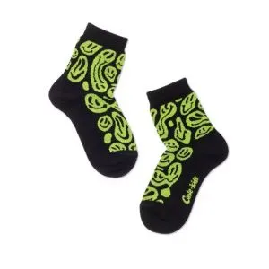 CONTE носки детские tip-top 5С-11СП 635 черный-салатовый р.18