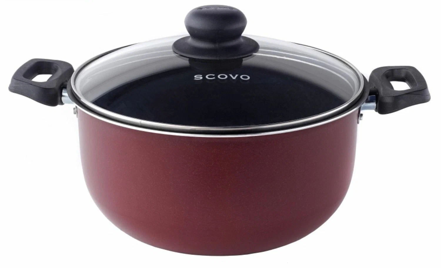 SCOVO Эксперт кастрюля со стеклянной крышкой 3,5л СЭ-007_