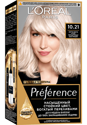 LOREAL PREFERENCE RECITAL краска д/волос т.1021 стокгольм