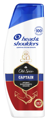 HEAD&SHOULDERS шампунь д/волос против перхоти old spice captain 360мл
