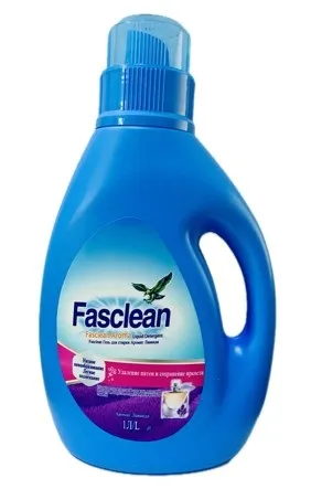 FASCLEAN гель д/стирки удаление пятен и сохранения цвета лаванда 1000мл