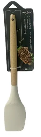 KITCHEN Лопатка кулинарная силикон цв.белый ED25214