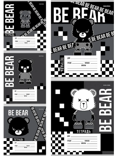 Тетрадь 12л линия be bear 12-4425
