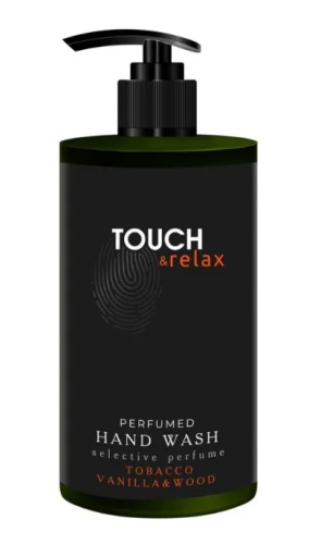 TOUCH&relax гель д/мытья рук парфюмированный табак ваниль и древесные ноты 450мл