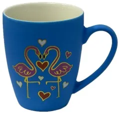 Кружка Сердце фламинго сердце керамика 340мл ED25326