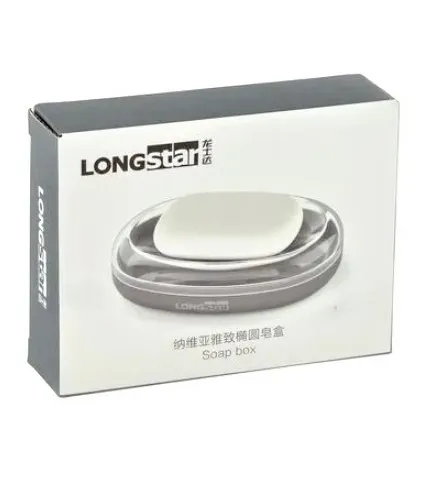 LONGSTAR мыльница серая 2662-LJ