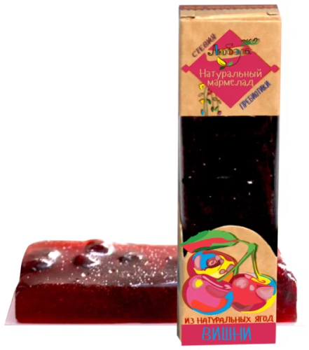 ЛЮБЭЛЬ ЭКО мармелад натуральный из ягод вишни 50г/15