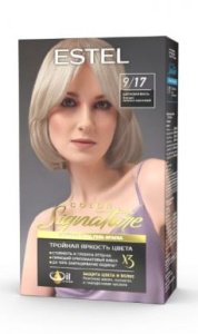 ESTEL Color signature краска д/волос стойкая крем-гель т.9/17 шёлковая вуаль