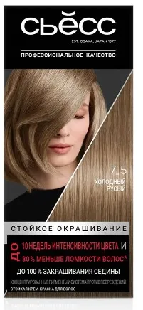 СЬЁСС COLOR краска д/волос т.7-5 холодный русый