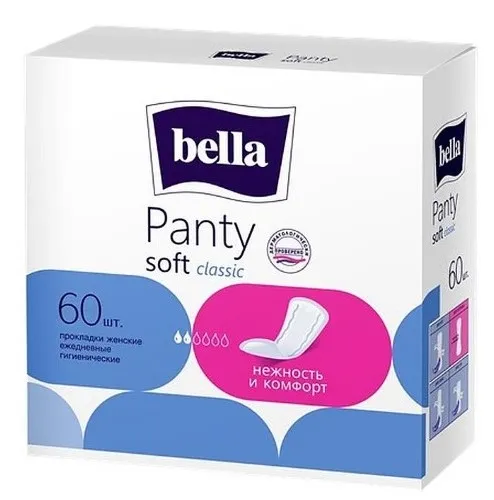BELLA Panty soft classic прокладки ежедневные 60шт BE-021-RN60-101