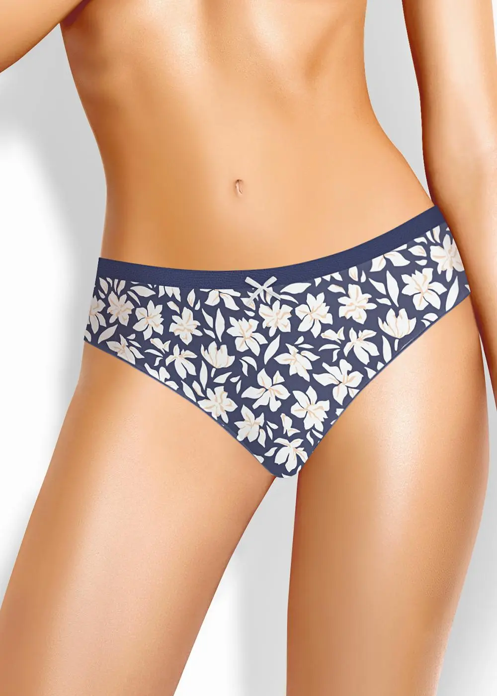 CLEVER трусы женские C1119к джинсовый-молочный р.44/S