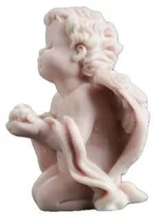 Фигурка ангел с розами сидящи 6,2см 4011903