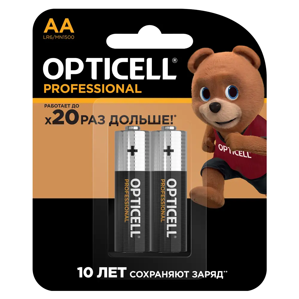 OPTICELL Professional батарейки AA 2шт