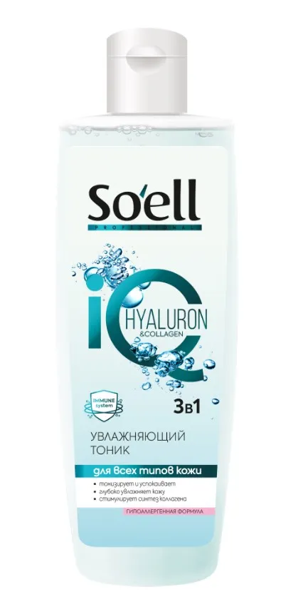 SOELL professional тоник д/лица увлажняющий 200мл