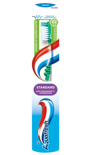 AQUAFRESH щетка зубная family standard ср.жесткости