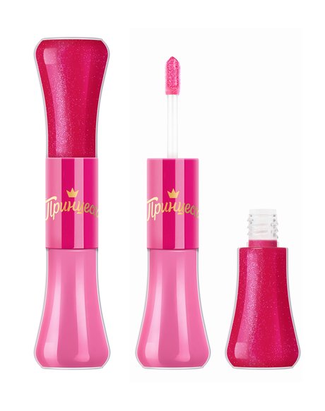 ПРИНЦЕССА блеск д/губ детский двойной малина со сливками