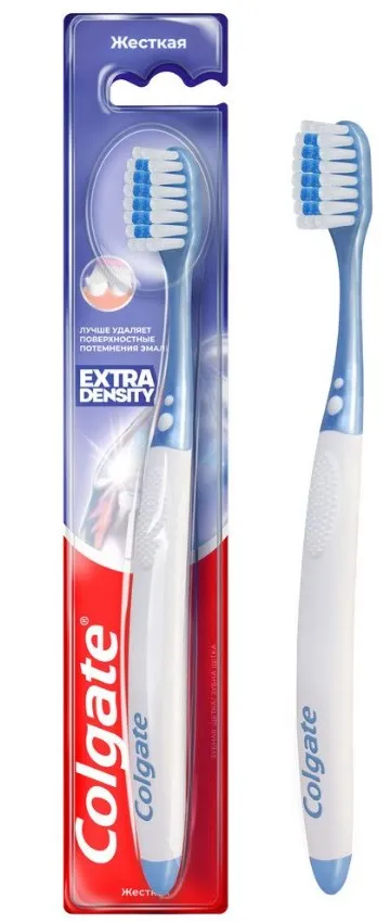 COLGATE щетка зубная extra density жесткая