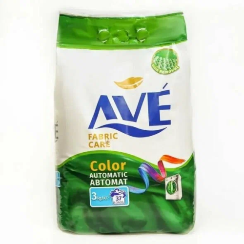 AVE порошок стир автомат д/стирки цветных вещей 3000г