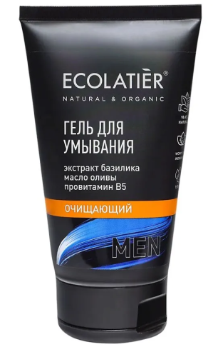 ECOLATIER MEN гель д/умывания очищающий 150мл