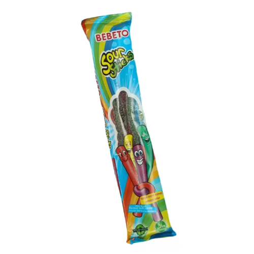 Мармелад жевательный Бебето Соур Стикс со вкусом тутти фрутти 35г; 24