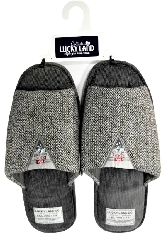 LUCKY LAND обувь домашняя мужская пантолеты 4355 M-CH-OC р.41