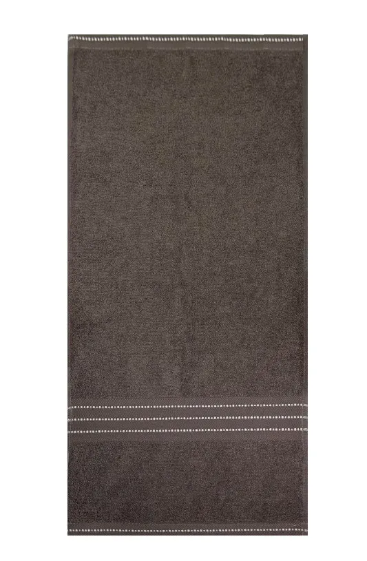 BARKAS-TEKS полотенце махровое лондон цв.коричневый 30*60см