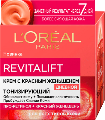 LOREAL DERMO-EXPERTISE крем дневной ревиталифт с красным женьшенем 50мл