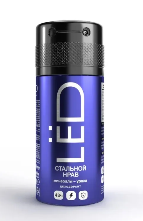 LЁD дезодорант-спрей мужской стальной нрав 150мл