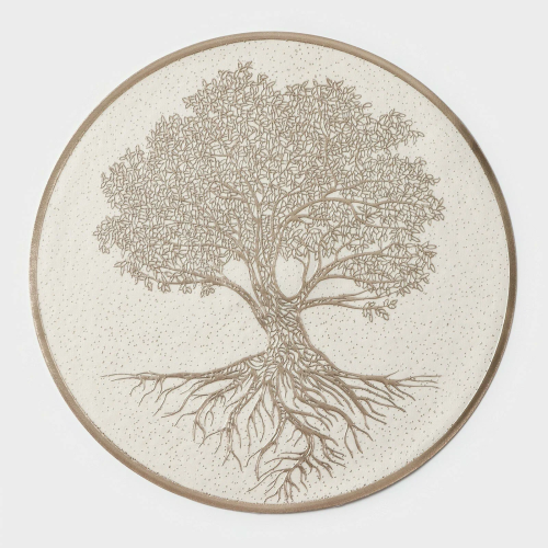 Набор салфеток сервировочных древо цв.бежевый 38см 2шт 9755305