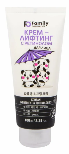 FAMILY COSMETICS крем лифтинг д/лица с ретинолом 100мл