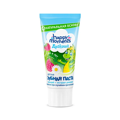 ДРАКОША паста зубная гелевая детская малина 60г