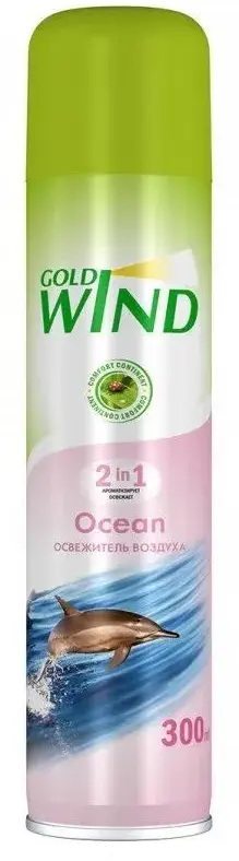 GOLD WIND освежитель воздуха океан 300мл (12)