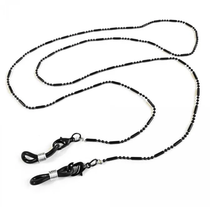 RINOVA цепочка д/очков цв.черный 70см 162235