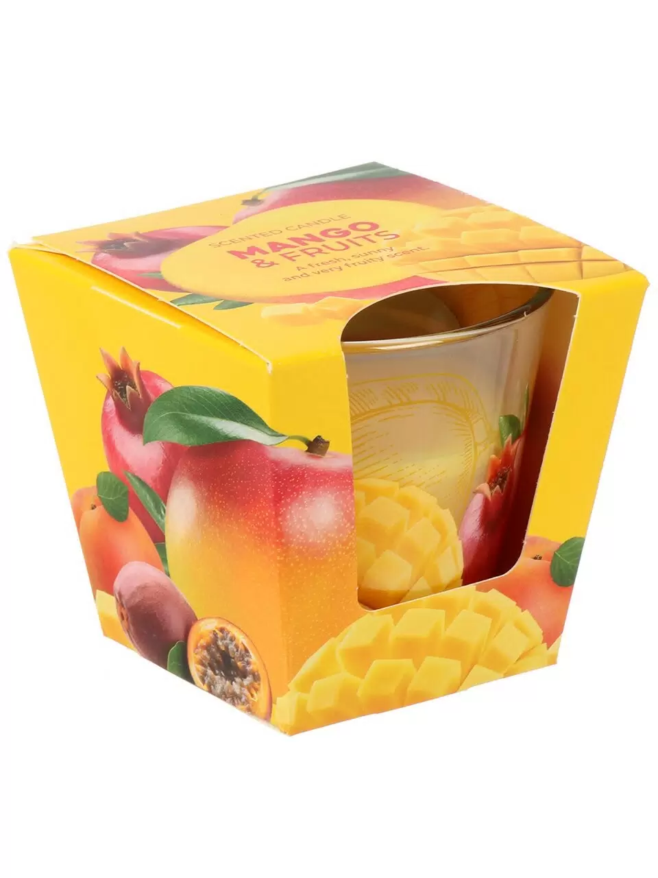 BARTEK свеча аромат. в стакане манго и фрукты 115г