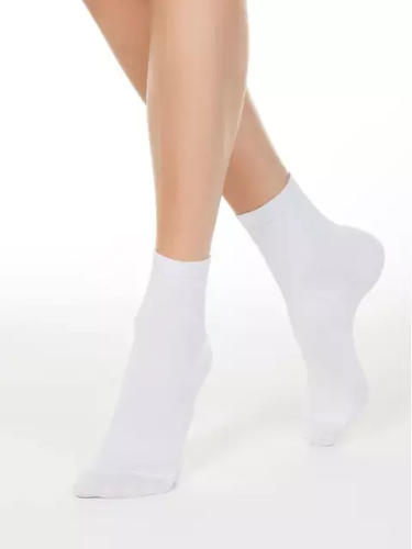 ESLI носки женские хлопковые 19С-148СПЕ 000 белый р.23-25
