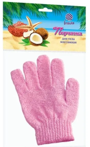 INSULA перчатка д/тела массажная