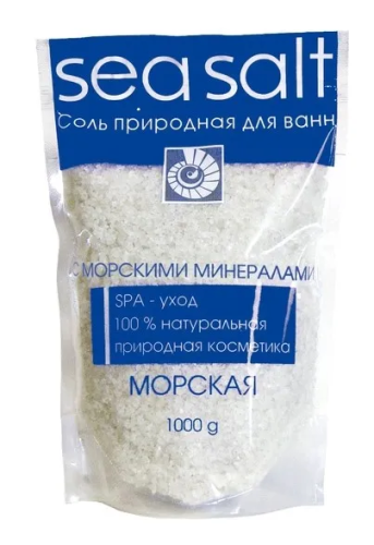 СЕВЕРНАЯ ЖЕМЧУЖИНА соль с пеной д/ванн с морскими минералами 1000г ЭЛ-1062