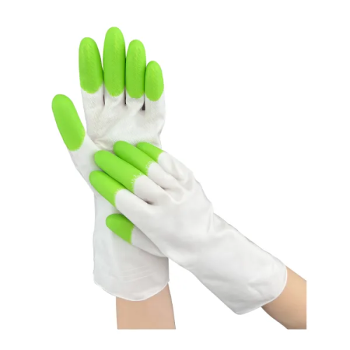 ДЕД БАНЗАЙ перчатки хозяйственные усиленные пальцы ПВХ р.М