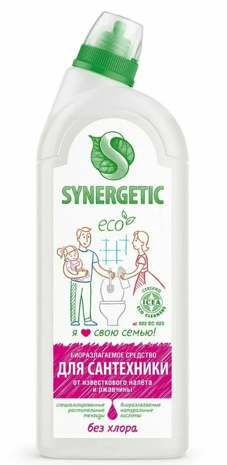 SYNERGETIC средство д/сантехники утенок 1000мл