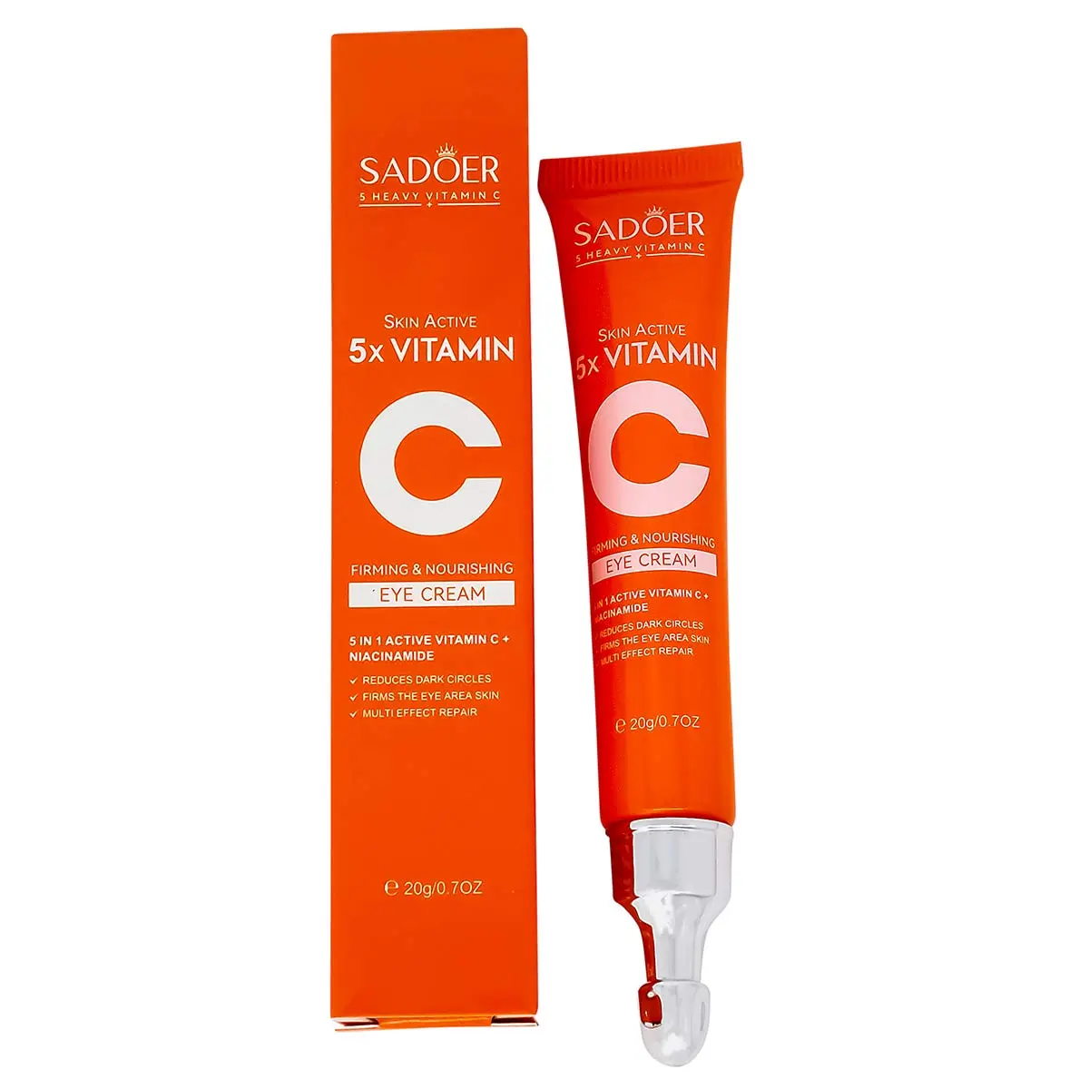 SADOER крем д/век осветляющий five vitamin c 20г