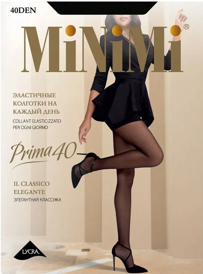 MINIMI колготки женские prima 40 nero р.5