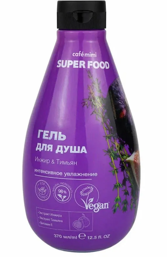 CAFE MIMI SF гель д/душа инжир и тимьян 370мл