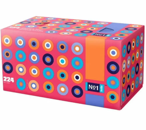 BELLA платочки бумажные универсальные №1 2сл. 224шт  BE-042-K224-003