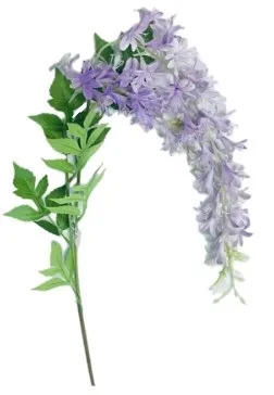 Цветок искусственный глициния сиреневая 10*5*111см 814666